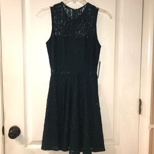 Emerald Green A-Line Dress